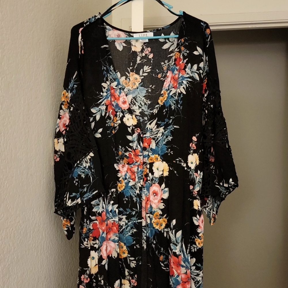 Floral Duster/Coverup